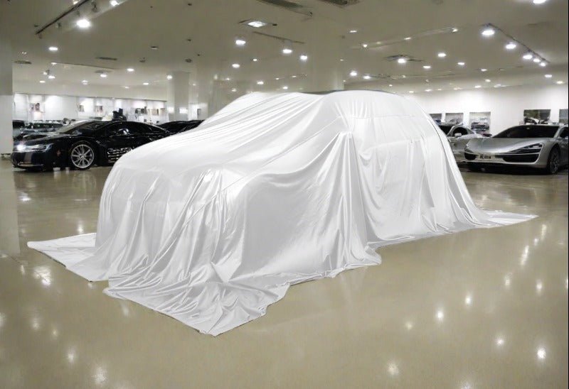 white_reveal_car_cover ##Silk Car Cover## ##Car Reveal## ##Car Cover Cloth##